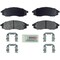 Bosch Blue Disc Brak Disc Brake Pads, Be830H BE830H - alternate 1